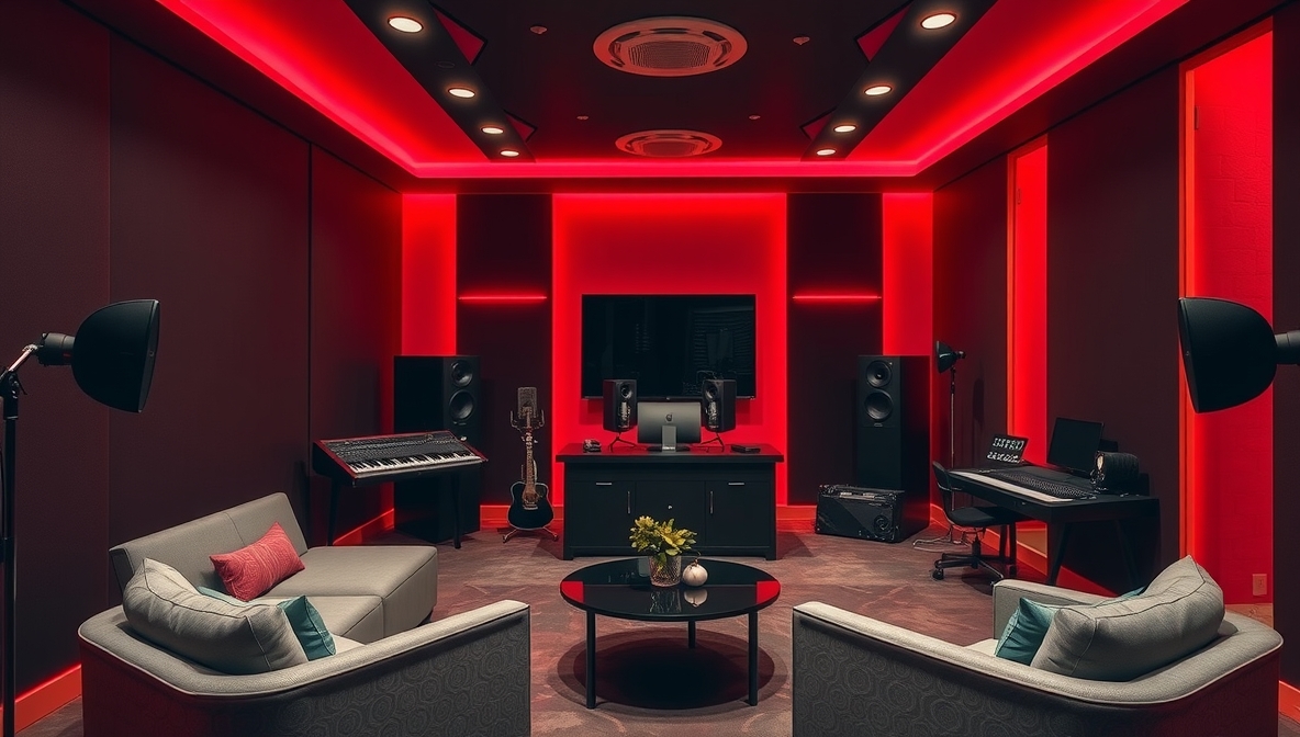 Modern studio glow aesthetic for Malaysian creators